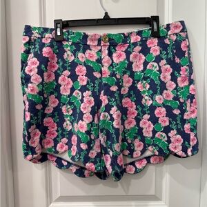 Lilly Pulitzer Darci Knit Shorts Oyster Bay Navy De Vine